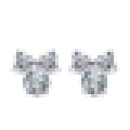 Женская мода 925 стерлингового серебра Кристалл серьги